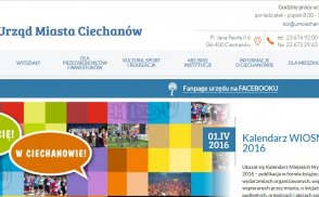 Nowa strona dla Urzędu Miasta Ciechanów